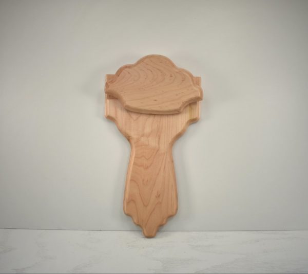 Classic style, two piece turkey plaque with leg slots.