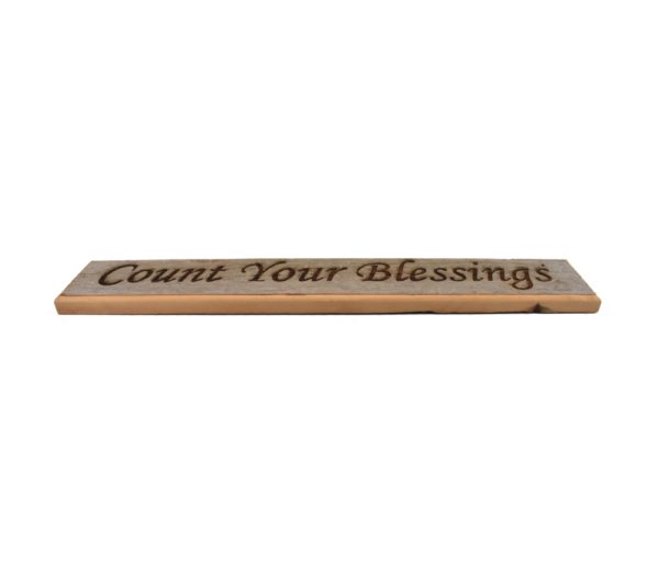 Engraved barnwood sign.