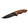 Engraved lockback pocket knife.