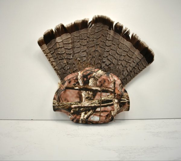 Grouse tail plaque mount.