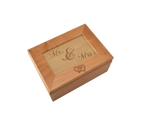 Custom engraved keepsake box.