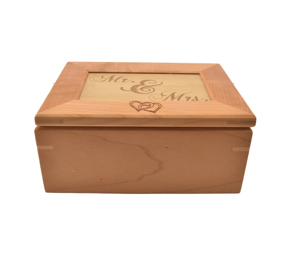 Mr. & Mrs. Personalized Wedding Keepsake Box