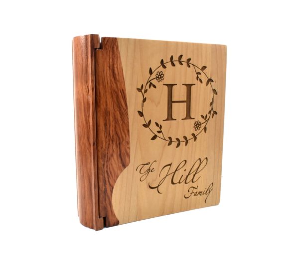 Family Monogram Custom Engraved Bamboo Cutting Board - Whitetail  Woodcrafters