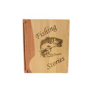 Fishing Stories Wood Photo Album