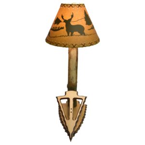 Open broadhead and buck rub lamp.