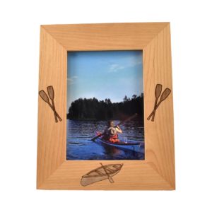 Personalized wooden picture frame.