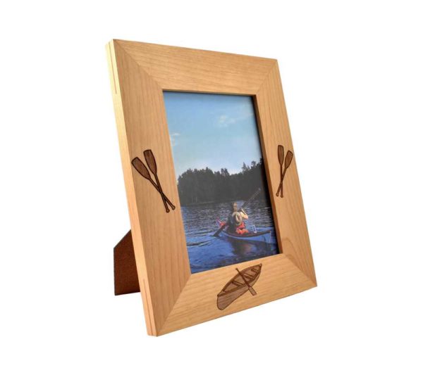 Personalized wooden picture frame.