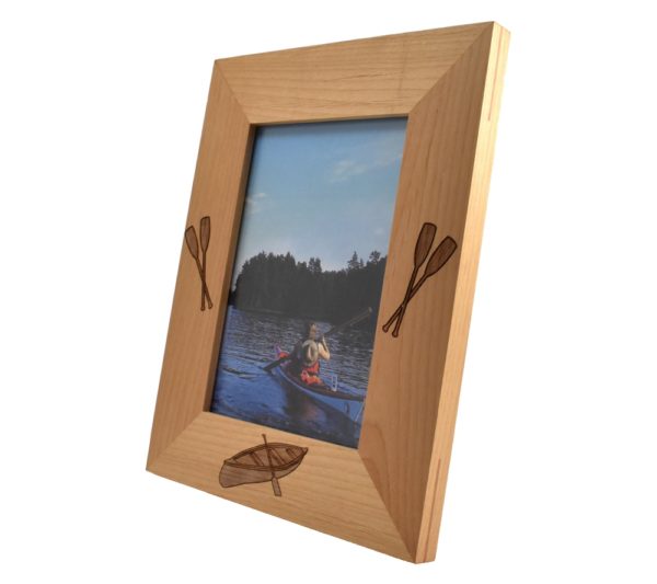 Personalized wooden picture frame.