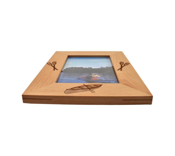 Personalized wooden picture frame.