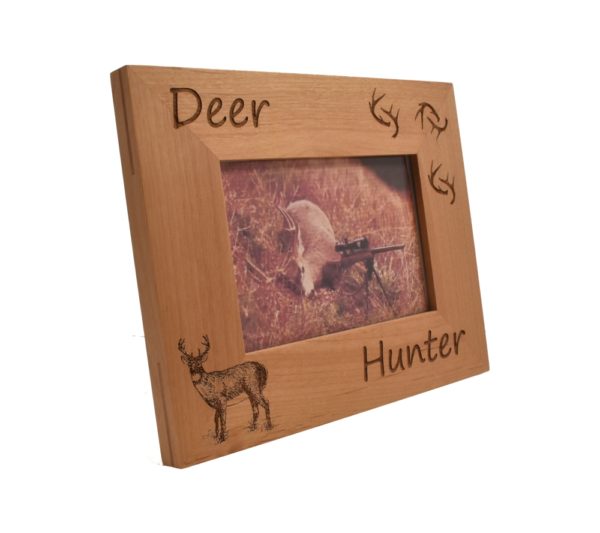 Personalized wooden picture frame.