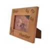 Personalized wooden picture frame.