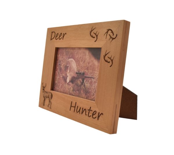 Personalized wooden picture frame.