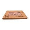 Personalized wooden picture frame.