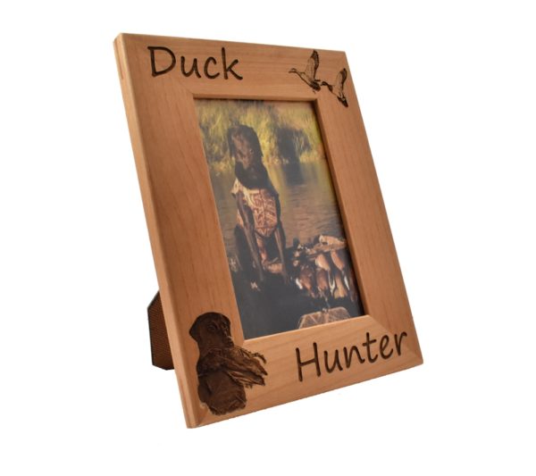 Personalized wooden picture frame.