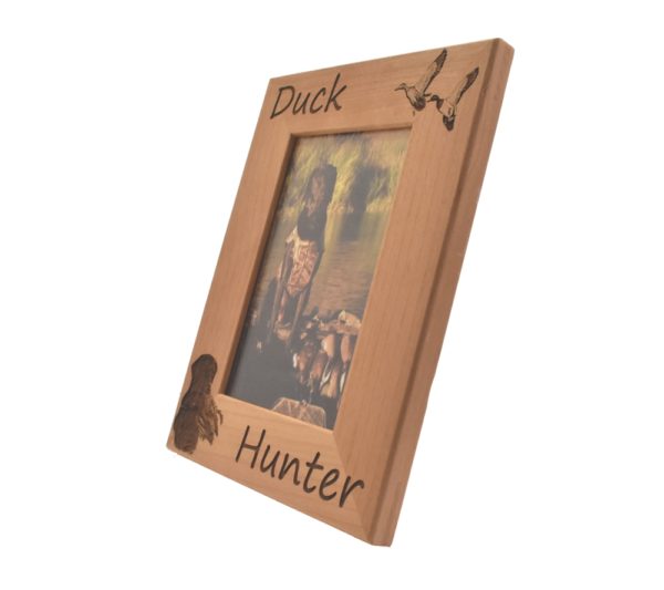 Personalized wooden picture frame.