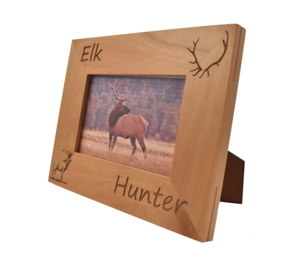 Personalized wooden picture frame.