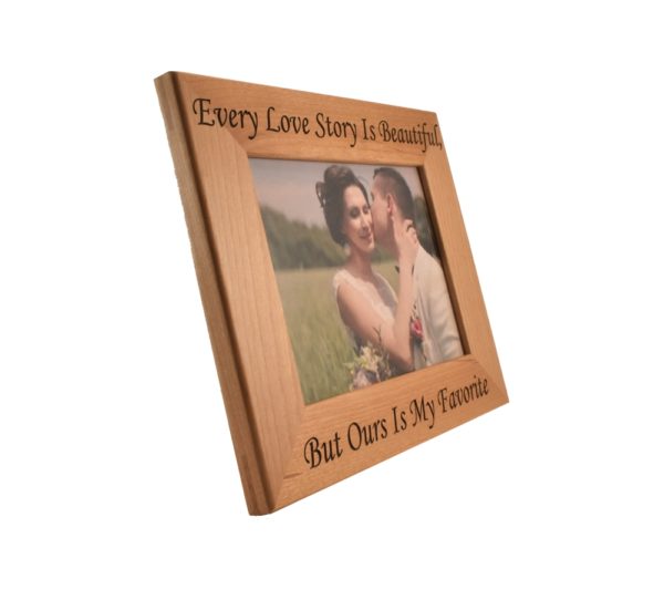 Personalized picture frame.