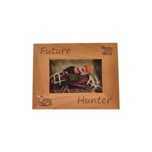 Personalized wooden picture frame.