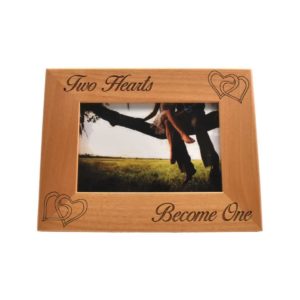 Personalized picture frame.