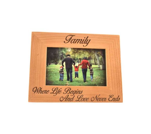 Personalized picture frame.