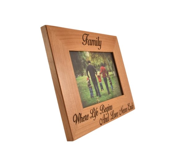 Personalized picture frame.