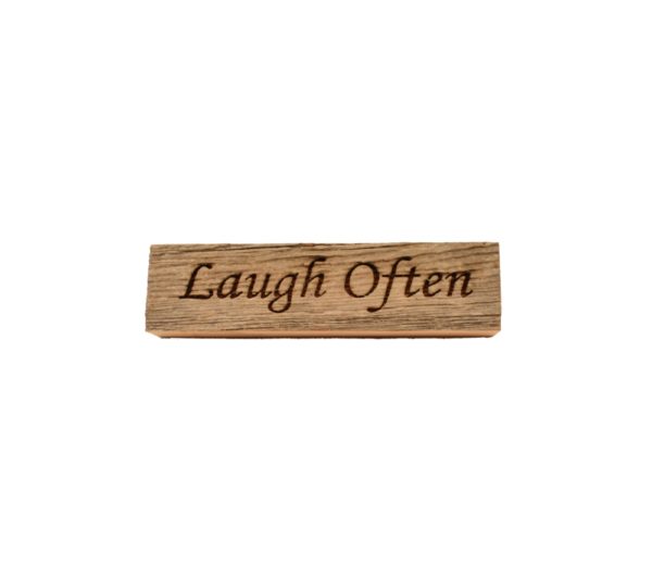 Reclaimed barnwood block sign.