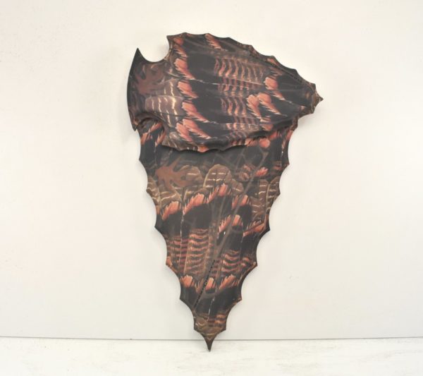 Arrowhead style, two piece turkey plaque.