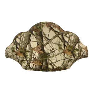 Turkey fan plaque with standard camouflage design.