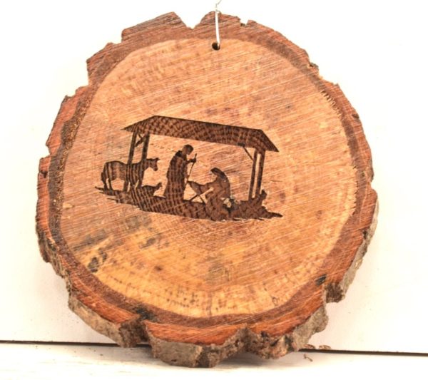 Wooden Christmas Ornament.