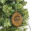 Jesus is the Reason Nativity Rustic Wood Ornament