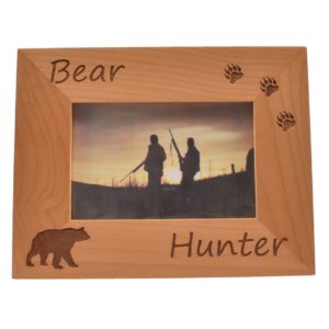 Personalized wooden picture frame.