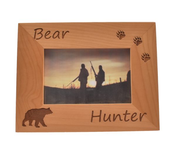 Personalized wooden picture frame.