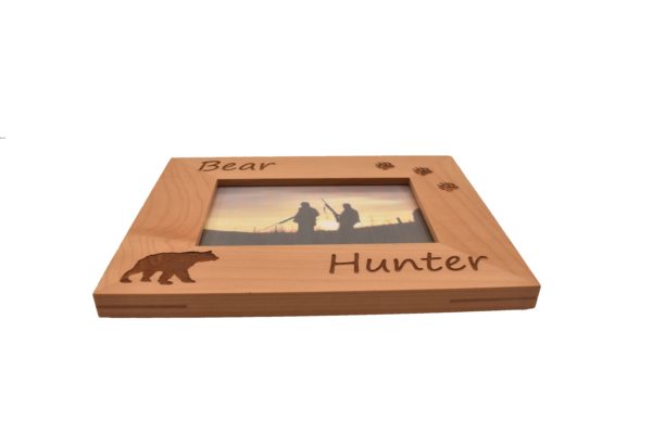 Personalized wooden picture frame.