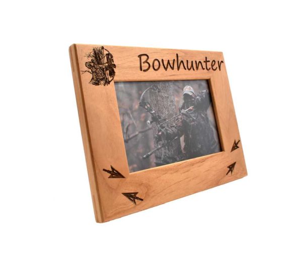 Personalized wooden picture frame.