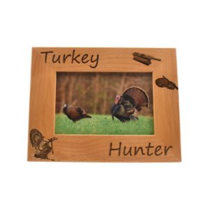 Turkey Hunter Engraved Picture Frame