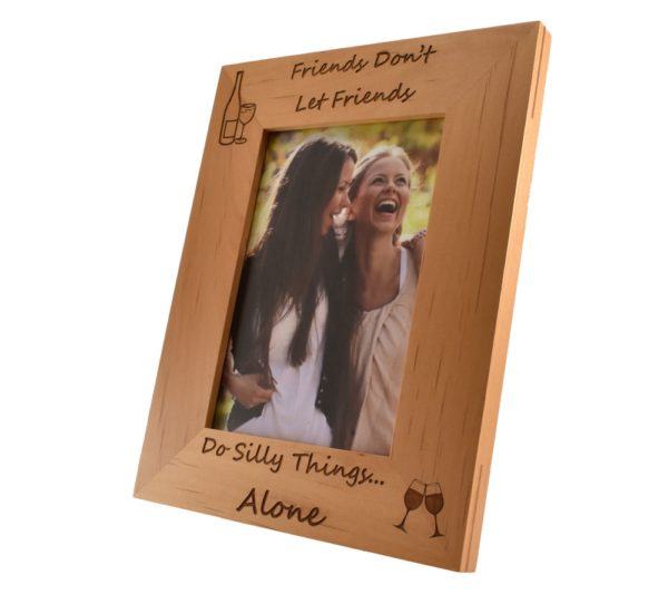 Personalized wooden picture frame.