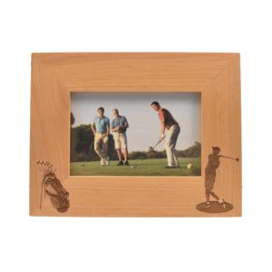 Personalized wooden picture frame.