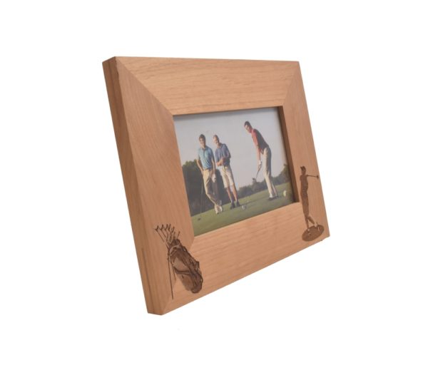 Personalized wooden picture frame.