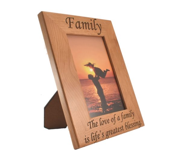 Personalized picture frame.