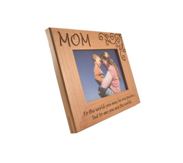 Personalized picture frame.