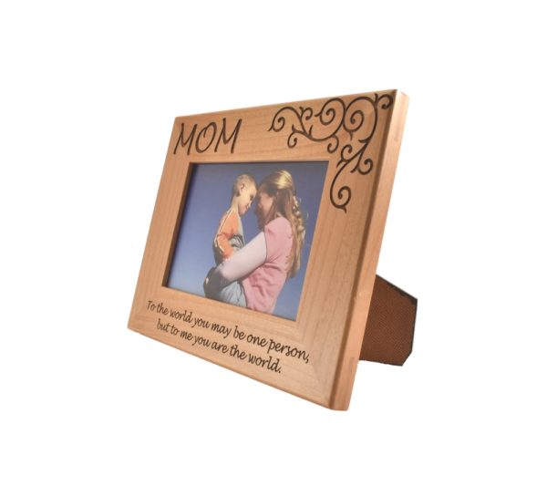 Personalized picture frame.