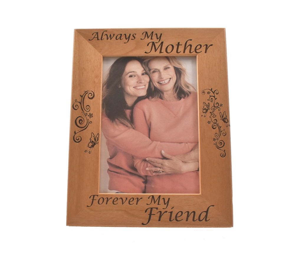 Mother, Friend Personalized Wood Picture Frame - Whitetail Woodcrafters