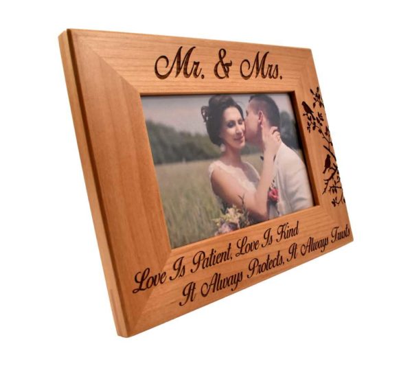 Personalized picture frame.