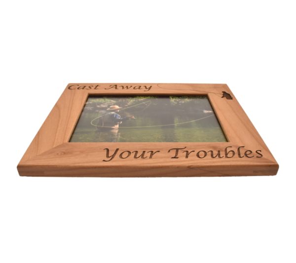 Custom engraved picture frame.