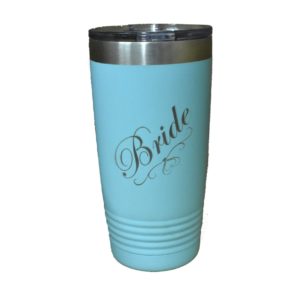 Twenty ounce travel mug.