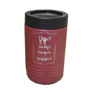 Custom engraved, insulated cup.