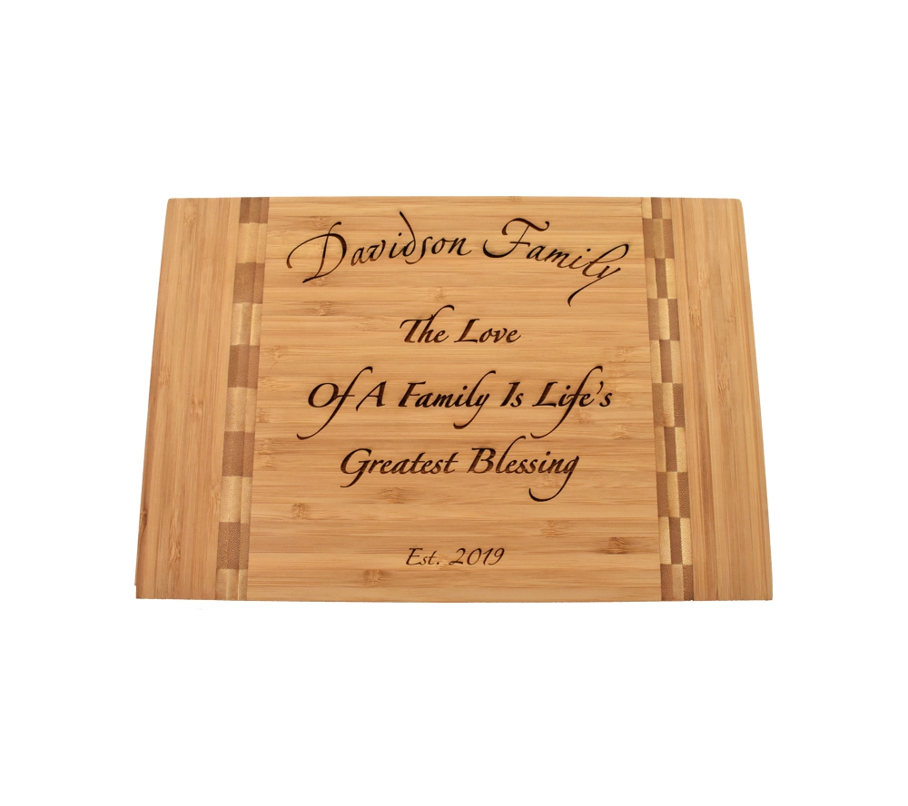 Custom Bamboo Cutting Boards, Design & Preview Online