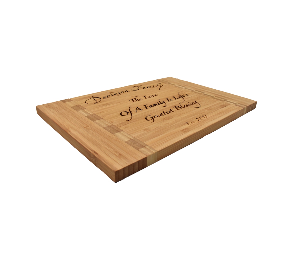 Mini Cutting Boards, Engraved Bamboo