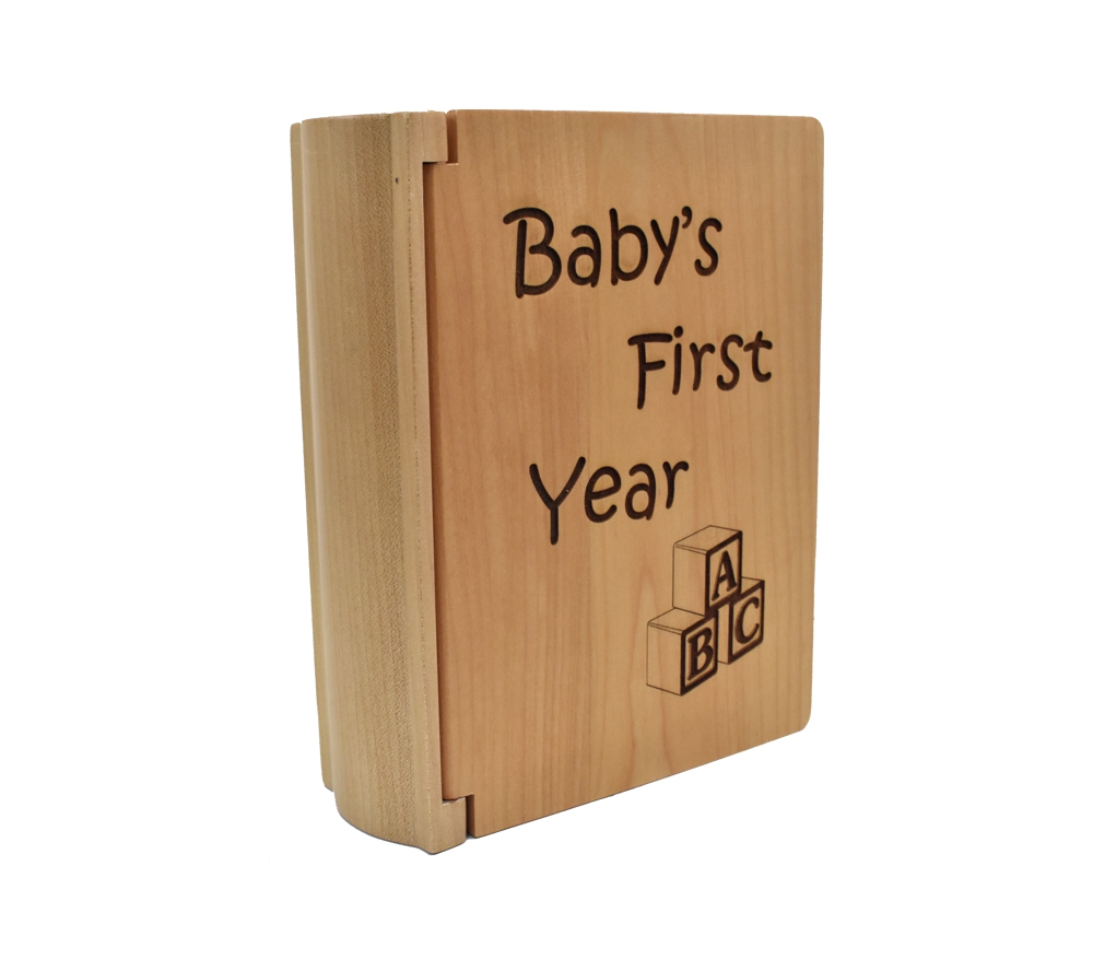 Baby's First Year Blocks Personalized Photo Album- Small
