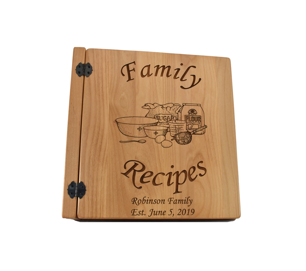 Family Recipes Personalized Recipe Book- 3 Ring